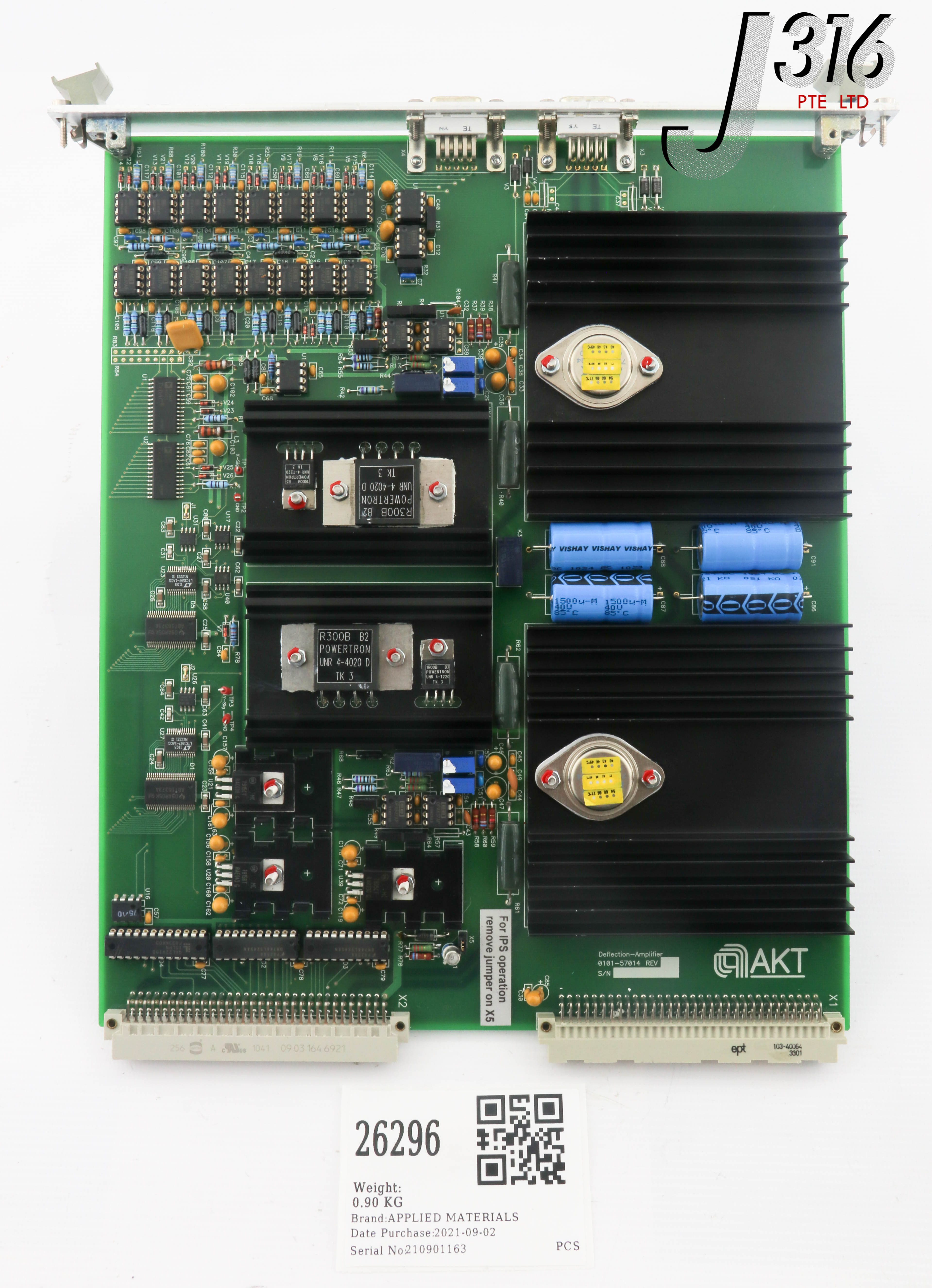 TOP様 26296 APPLIED MATERIALS PCB, DEFLECTION-AMPLIFIER BOARD, D-AMP 50
